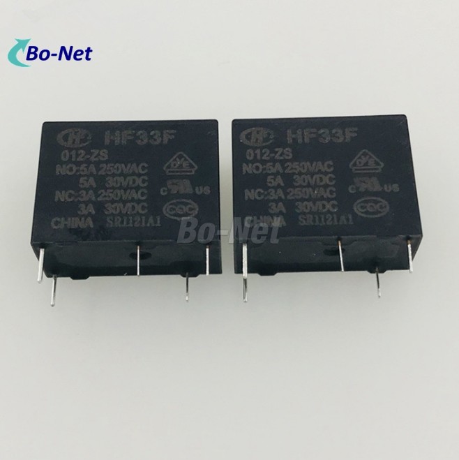 Buy cheap HF33F-024-HS3 Electronic components New Original 12V Relay HF33F-024-HS3 5A 4 PIN Power Relay A Group Of Normally Open from wholesalers