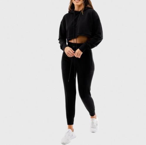 Buy cheap Sweater Suit Slimitness Women Crop Hoodies from wholesalers