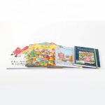 Handled Custom Printed Booklets / Paper Story Book Film Lamination Surface