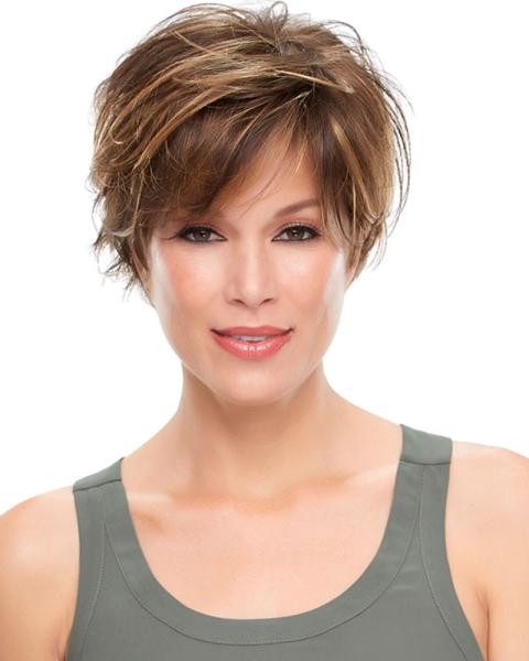 Buy cheap New Style Normal Lace Short Synthetic Wigs Heat Resistant Machine Made from wholesalers
