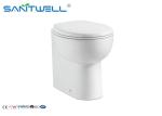 Class Free Standing Toilet Ceramic Material m , P trap Two Piece toilet