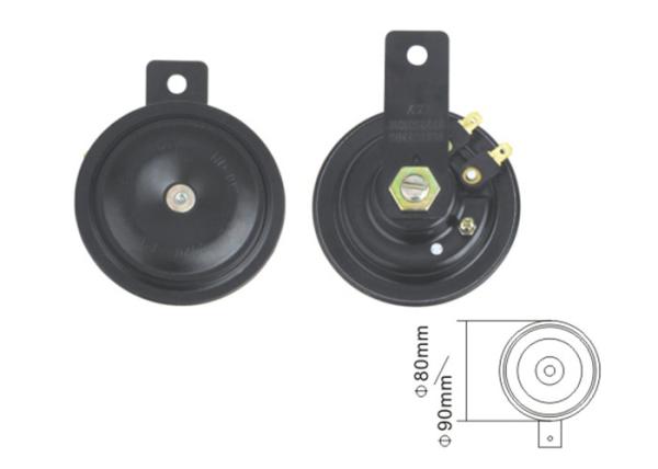 Buy cheap Universal Black Car Horn Replacement / Low Tone Car Horn Iron Material from wholesalers