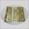 Buy cheap Normal Electric Bass Cast Iron Door Hinges Fixed Pin Bright Brass Color from wholesalers