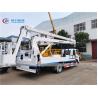 Buy cheap 98hp ISUZU 22 Meters Aerial Bucket Truck With Hydraulic Cage from wholesalers