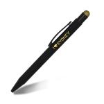 Wholesale Custom Logo Metal Touch Screen Ball Pen Soft Rubber Colorful Stylus