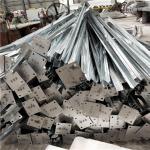 windproof iron fence with column 100*100*1.5mm for Traffic construction