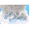 Buy cheap Laser Hollow Out Chiffon Allover Lace Fabric Breathable Leaf Dyeable For Summer Dress from wholesalers