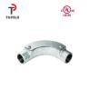 Buy cheap BS4568 Conduit Malleable Iron Inspection Bends Hot Dip from wholesalers