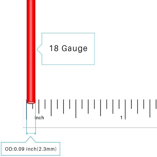 18 AWG Flexible Silicone Cable Wire Tinned Copper Diameter 2.3MM