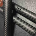 3K Plain Round Carbon Fiber Tube Roll Wrapped For RC Airplane