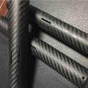 Buy cheap 3K Plain Round Carbon Fiber Tube Roll Wrapped For RC Airplane from wholesalers