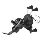 X Style Universal Bike Phone Mount , FCC CE TPU Motorcycle Mirror Phone Holder