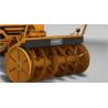 Buy cheap 750km Transport Semi Trailer Snow Sweeper Vehicle Telescopic Shock Absorber from wholesalers