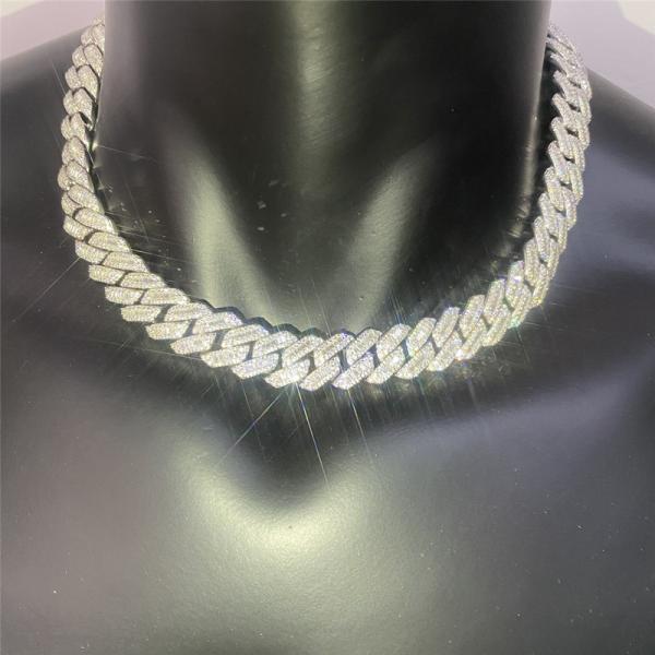 Buy cheap Tester Miami Real VVS Cuban Link 9.25 Hardness Hip Hop Cuban Link Bling from wholesalers