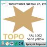 Buy cheap RAL1002 High Gloss Powder Coat , Epoxy Polyester Textured Powder Coat Spray from wholesalers