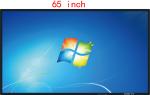 Toughened Glass LCD Touch Screen , 80KHz 65 Inch LCD Monitor for School