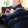 Buy cheap 100% Polyester Fibre Winter Warm Flannel Velvet Fleece Queen King Size Bedding Set from wholesalers