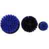 Buy cheap Scrubber Drill Attachment Cleaning Brush 3pc Set Drill Bit Cleaning Brush Blue Color from wholesalers