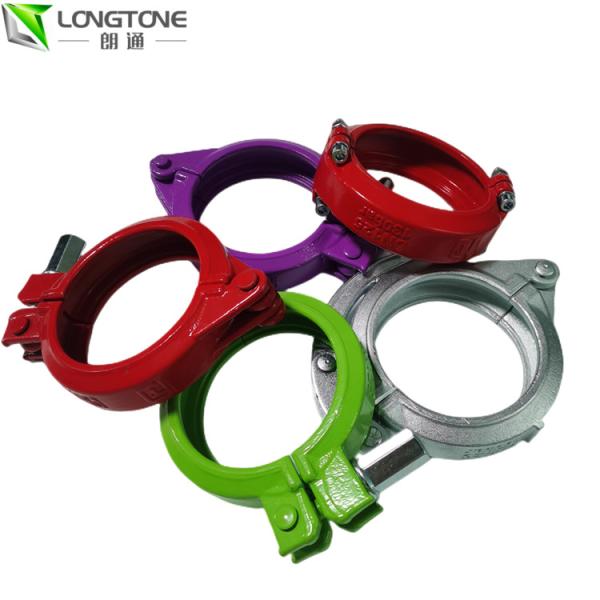 Buy cheap Cast Iron Schwing Concrete Pump Parts DN100 Pipe Coupling Clamp from wholesalers