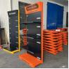 Buy cheap Factory Custom Size Color Logo Single-sided Black Display Rack Exhibitionstall Shelves Shelving Books For Sale from wholesalers