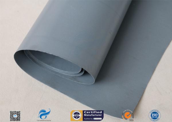 Quality 100cm Width PVC Coated Fiberglass Cloth For Fire Resistant / Waterproof Air Duct for sale