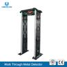 Buy cheap Black IP65 Walk Through Security Metal Detectors 6 Zones 100 Sensitivity from wholesalers