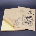Water Glue Colorful Kraft Sticker Photo Paper