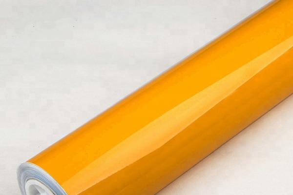 Buy cheap Yellow Metallic Gloss Car Vinyl Wrap Slidable Anti UV 5 Years Durability from wholesalers
