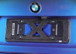 Logo Printed Glossy Twill Carbon Fiber License Plate Frame