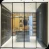 Buy cheap Wardrobe Bedroom Closet Set Tempered Glass Sliding Doors Customized from wholesalers