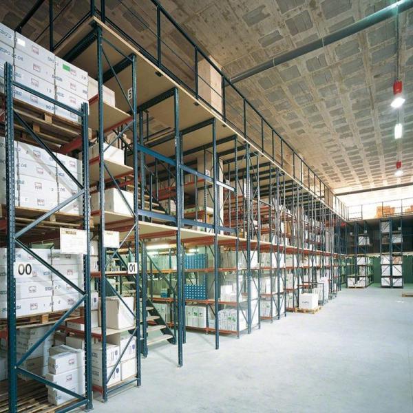Buy cheap 5000kg Loaded Mezzanine Racking System Storage Warehouse Cold Rolled Steel Q235B from wholesalers