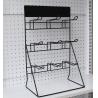 Buy cheap Mini Metal Wire Display Rack , Wire Mesh Display Stands For Battery Earphone Holder from wholesalers
