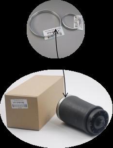 Buy cheap BMW X5 E53 Rear Steel Clamps Air Bag Automotive Suspension Shock Repair Kits 37126750355 from wholesalers