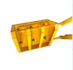 Collapsible Aluminum 2.2kg Wheel Lock Parking