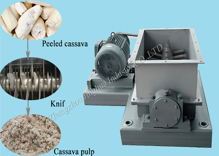 Automatic Cassava Flour Processing Equipment / Cassava Crushing Machine Highly Efficient
