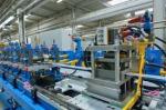 PU Formed Sectional Sandwich Panel Production Line Color Steel Sheet Roll Former