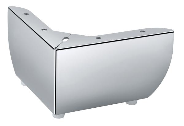 Buy cheap 80mm high glossy shiny chrome sofa legs metal furniture legs SL-107 from wholesalers