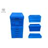 Buy cheap 45 Liter Grated Wall Heavy Duty Collapsible Storage Crate Utility Basket Tote Bins For Packing from wholesalers