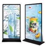 100 Inch Floor Standing Digital Signage Cms Free Standing Kiosk Smart Tempered