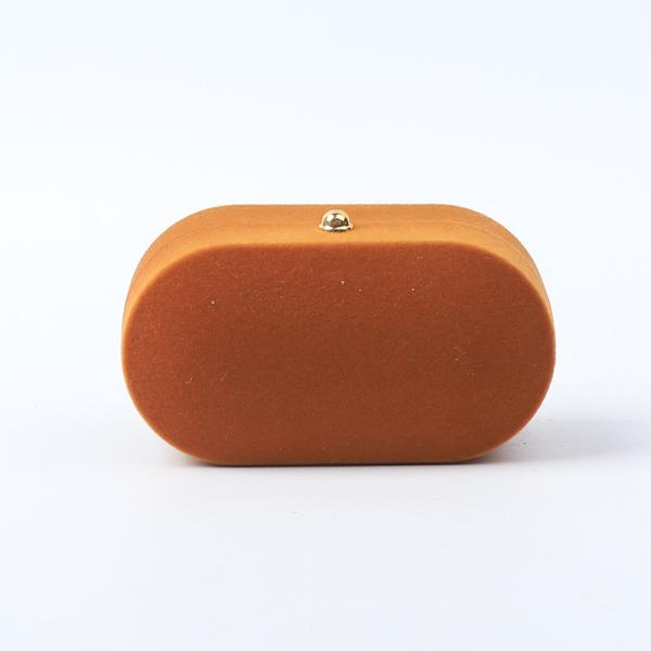 Buy cheap Personalized Custom Brown Velvet Jewelry Packaging for Double Ring from wholesalers