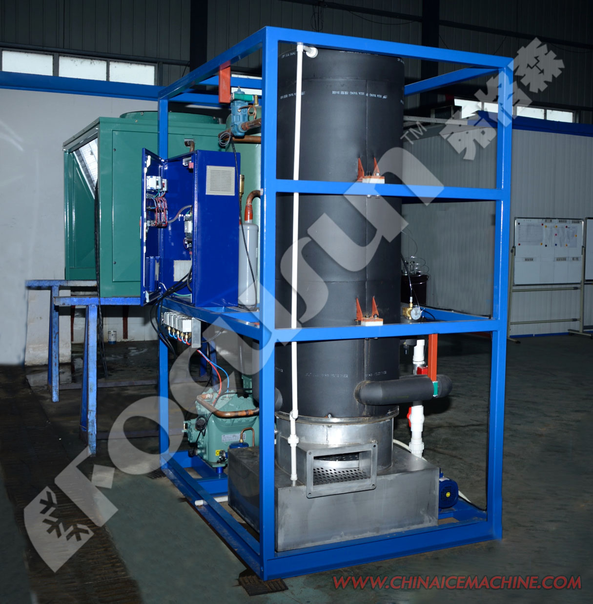 5 Ton/Day Tube Ice Maker Making Machine Energy Saving Compresseur Core Components