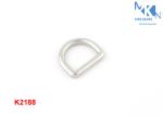 Buy cheap Purse Rings Hardware / Metal D Ring Buckle Rolling Nickle Color  13mm Inner Size from wholesalers