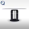 Buy cheap Metal frame Round 150cm Dining Table Sintered Stone Top for dining room from wholesalers