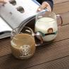 Buy cheap Decal Paper Custom Made Glass Cups 400ml For Coffee Milk Juice Tea from wholesalers