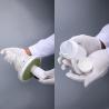 Buy cheap Hot Stamping HDPE Cylinder Bottles 100ml Empty White Plastic Bottles for Pharmaceutical from wholesalers
