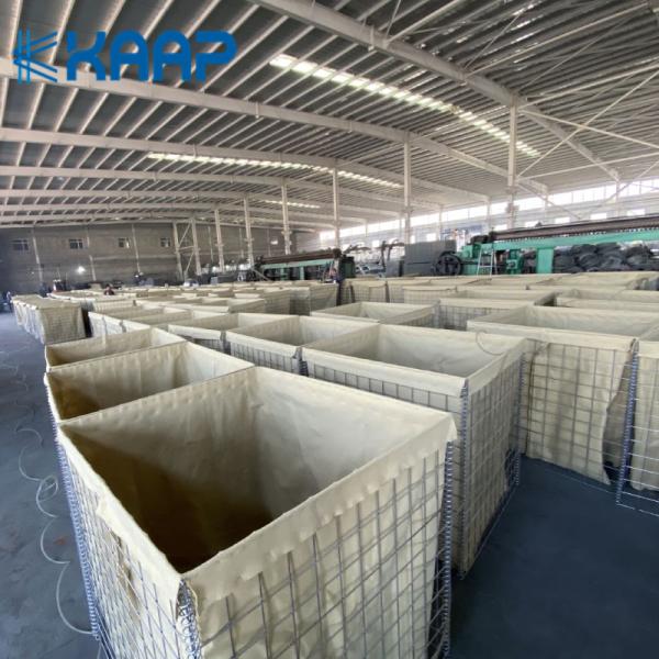 Buy cheap 5mm Galfan Wire Mesh Welded Gabion Defense Barrier from wholesalers