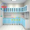 Buy cheap Three Section Slider Hospital Medical Cabinet Malaysia Stainless Steel Handles Adjustable Shelves from wholesalers