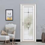Fancy Waterproof Aluminium Frame Glass Doors 2.0mm Thickness