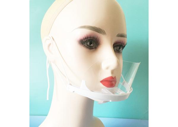 Buy cheap Lightweight Plastic Anti Fog Small Face Mouth Shield Food Service For Cafes from wholesalers