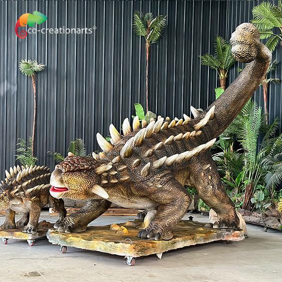 Buy cheap Life Size Animatronic Ankylosaurus Simulation Dinosaurs For Jurassic Attraction from wholesalers
